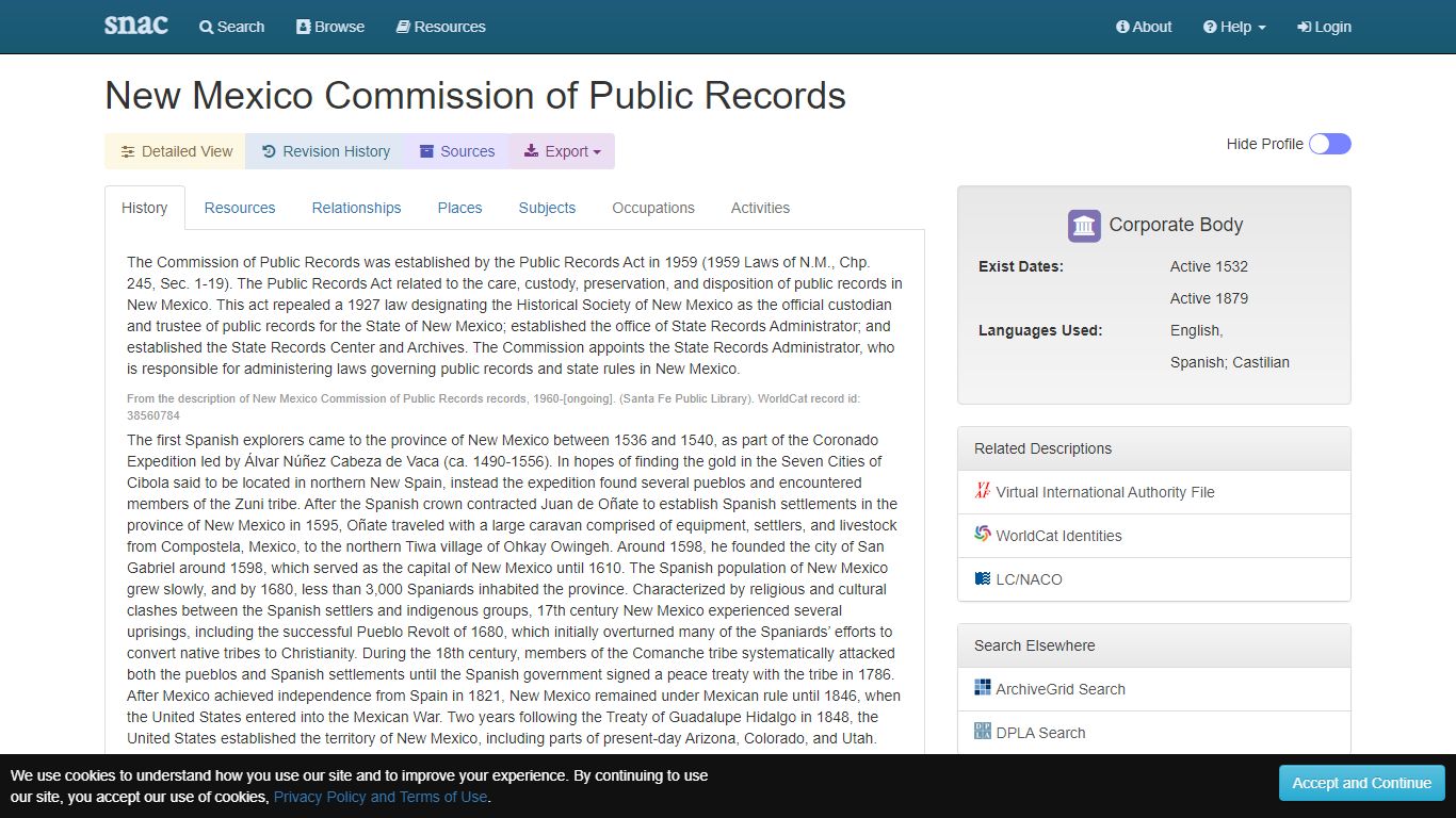 New Mexico Commission of Public Records - Social Networks and Archival ...